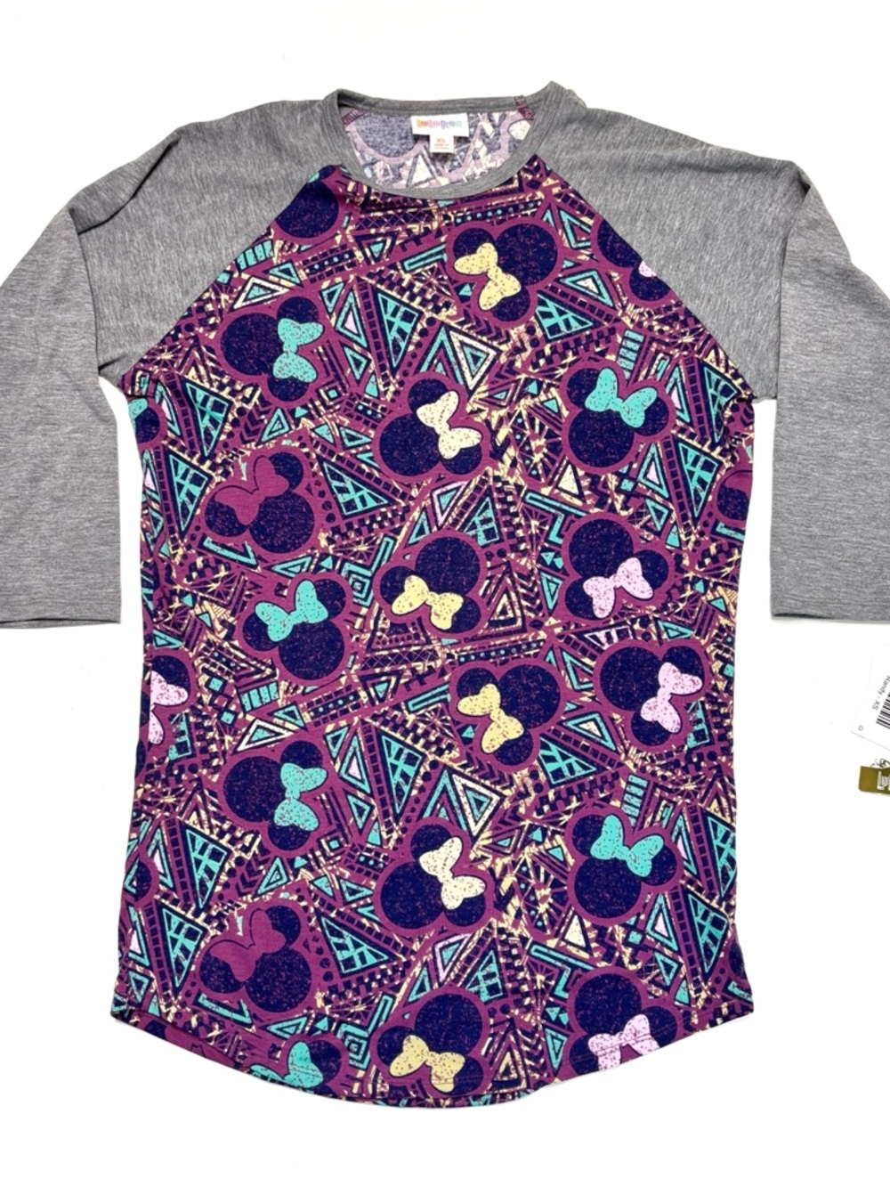 Baseball Style Disney Minnie Mouse T-shirt